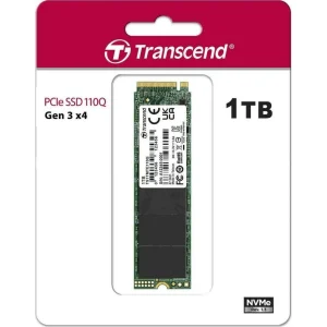 Transcend MTE110Q - M.2 PCIe NVMe Gen3 x4 1TB SSD - TS1TMTE110Q